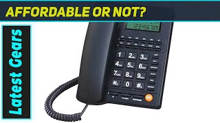 `Eseven Corded Landline Phone: Best Budget Phone for Home, Hotel, & Office?