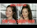 Huge pony tail for thin or short hair tutorial |Your Valentine 89|