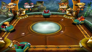 Crash Bash Walkthrough: Part 29 - Floor 2 Gold Relics 1/2