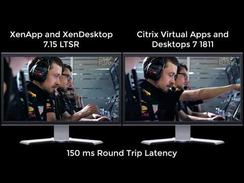 Citrix Virtual Apps and Desktops 7 1811 Video Playback Comparison