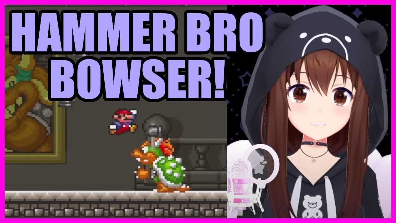 Sora dodging squids, flying fish and endless Hammers to beat World 7 in Super Mario Bros