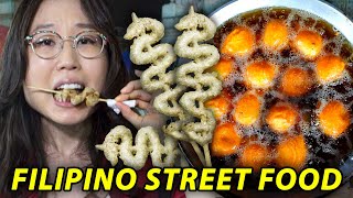 Filipino Street Food At Quiapo Market Tour  Manila Philippines