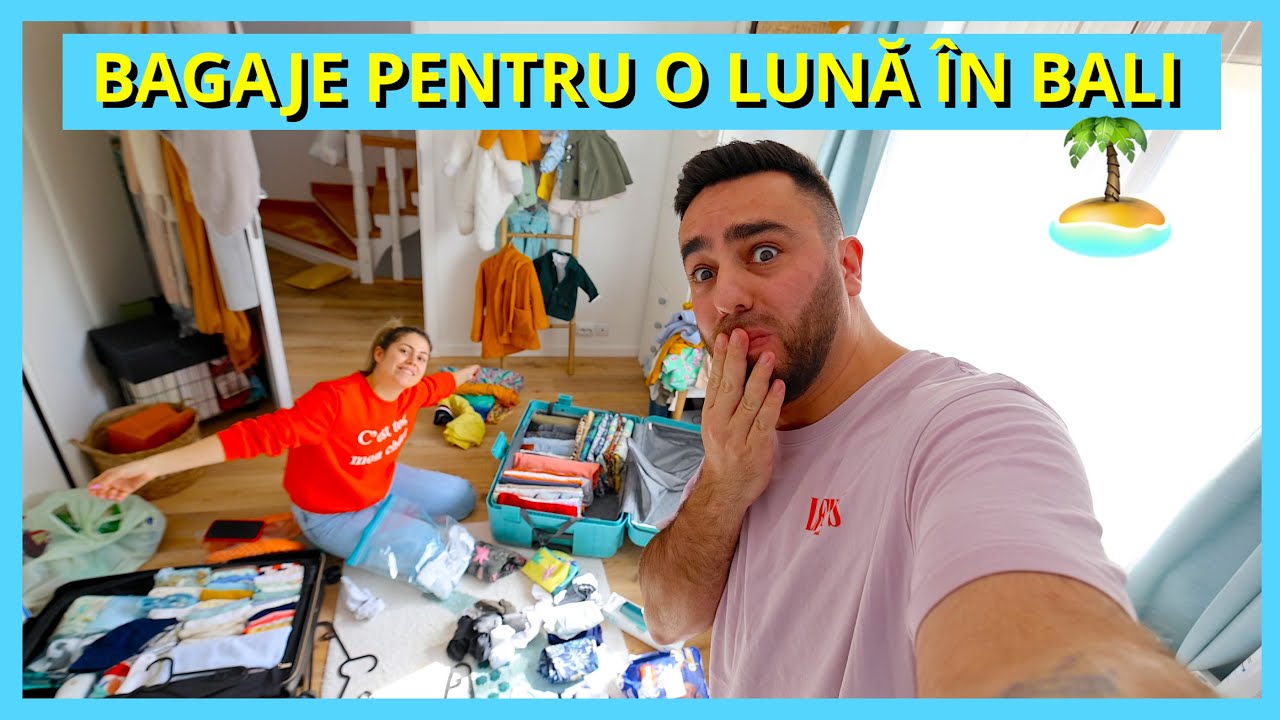 CUM FACI BAGAJUL PENTRU O LUNĂ ÎN BALI? 🏝️ (PONTURILE SOȚIEI)