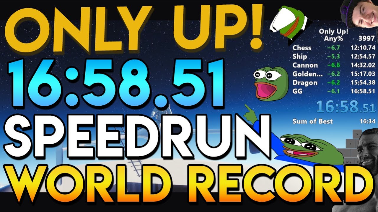new Only Up! WR is insane #OnlyUp #gaming #Twitch #speedrun