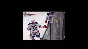 HYMAN SNIPE AND BROWN END TO END GOAL TO WIN IT Hockey Hockeylife Nhl Oilers Goldenknights 