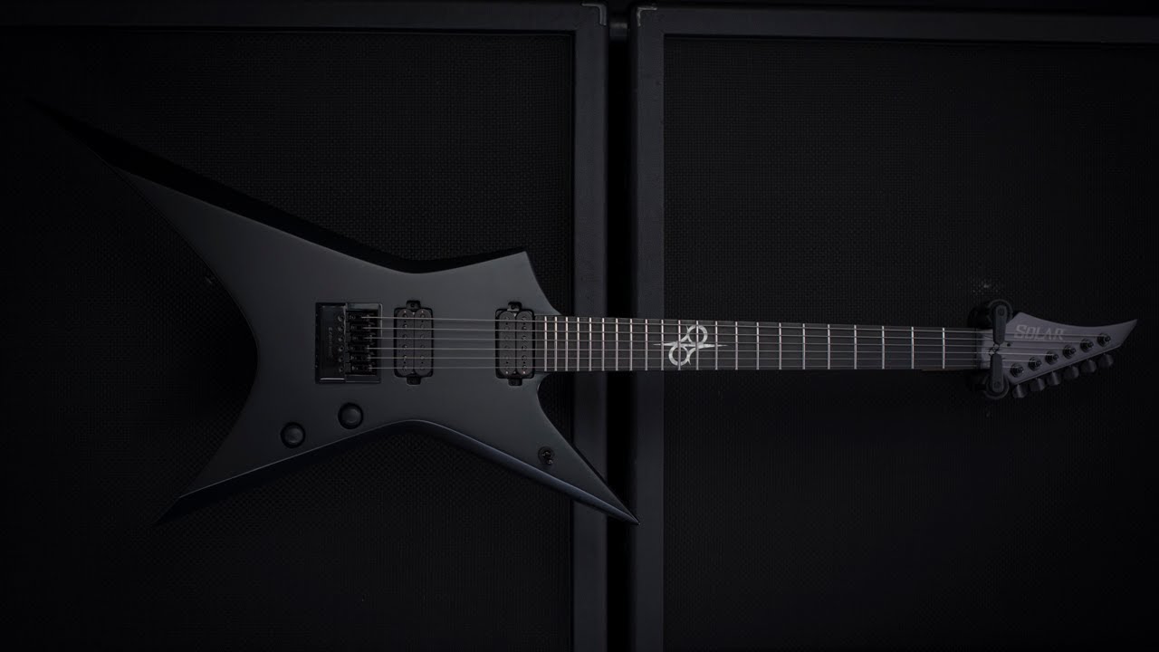 Solar guitar A1.6 C Evertune エレキギター 黒 中古 SOLAR GUITARS ( ソーラーギターズ ) A1.6ATG Baritone-27 MKII 送料