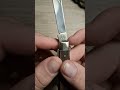 Case black green micarta mini trapper...questionable qc...