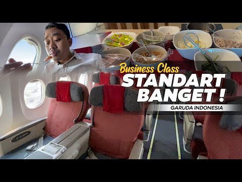 BUSINESS CLASS GARUDA INDONESIA INI BIASA BANGET | Trip Garuda Indonesia B737-800 Jakarta - Medan
