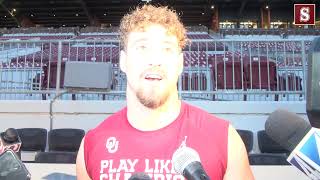 POST PRACTICE SOUTH CAROLINA WEEK: LB Danny Stutsman