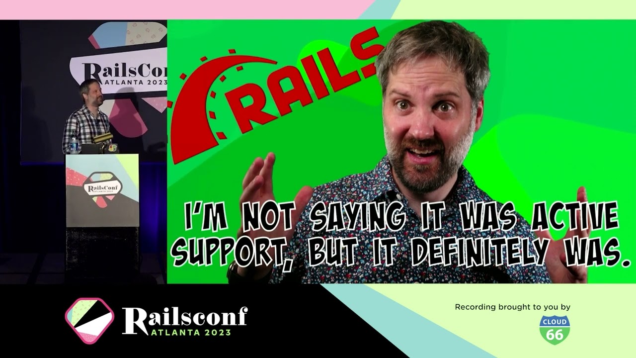 RailsConf 2023 - Keynote: Aaron Patterson