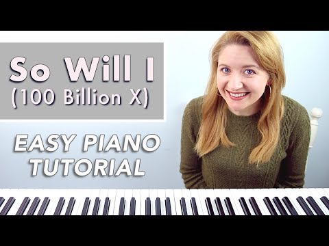 So Will I (100 Billion X) - Hillsong United (EASY PIANO TUTORIAL)