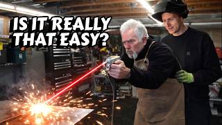 This Could’ve Gone Bad: Amateur Welders Try Laser Welding