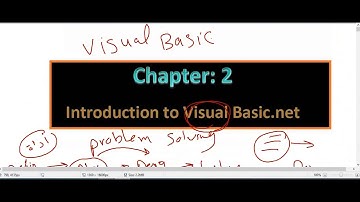 Chapter 2 Introduction To Visual Basic