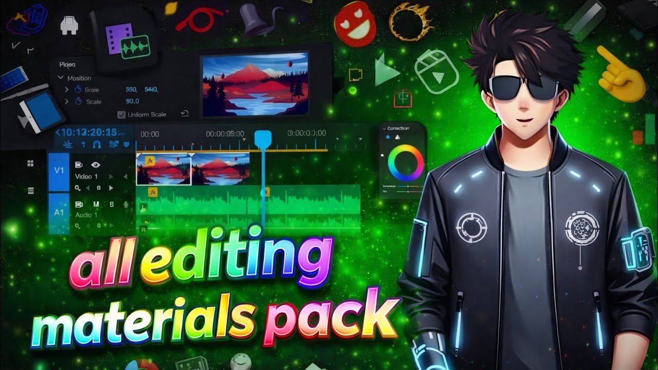 All Editing Materials Free Download | Full Pack 2026 🔥 - YouTube