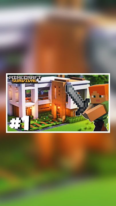 Minecraft Survival Thumbnail | How to Make YouTube thumbnail 😍