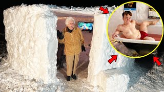 Granny Builds Luxurious Snow House | Ross Smith