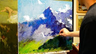 How to paint with a knife? Tips for beginners.