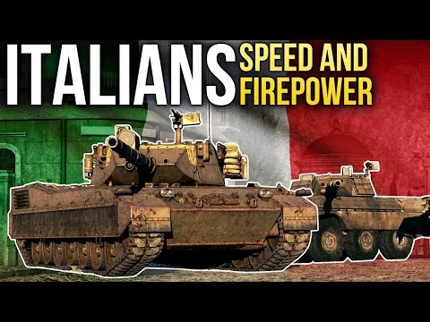 Italian ground forces: speed and firepower / War Thunder