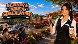 Service Area Simulator! 🚗⛽ Long Gameplay - No Commentary
