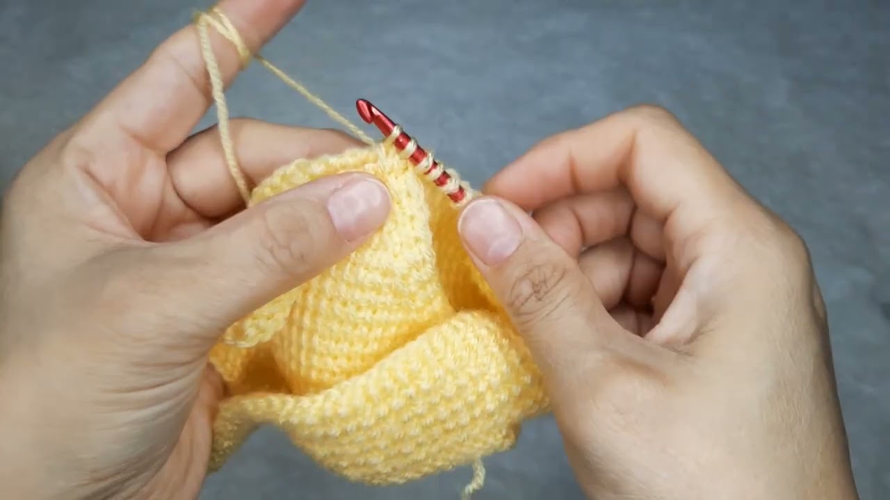 TUNUS İŞİ YAN CEP YAPIMI (SOL CEP)TUNISIAN SIDE POCKET MAKING