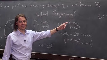 PHYS 102 | Charged Particle Trajectory 4 - Frequency of the Circular Motion