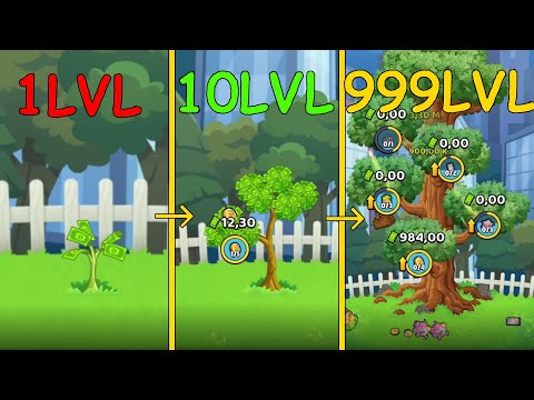 ЭВОЛЮЦИЯ ДЕРЕВА!  ВЫРАСТИТЬ ДЕНЕЖНОЕ ДЕРЕВО ДО МАКСИМУМА  В ИГРЕ MONEY TREE 2
