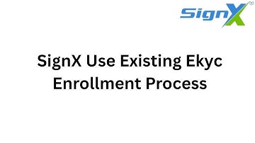 SignX DSC Enrollment Using Existing eKYC Account | Step-by-Step DSC Tutorial