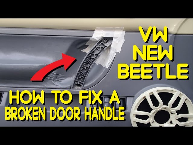 How to repair an inside door handle (VW New Beetle and attempted A