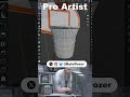 Noob vs Pro artist: Making a BBall Hoop #blendertutorial #blender #blendercommunity #blender3d #b3d