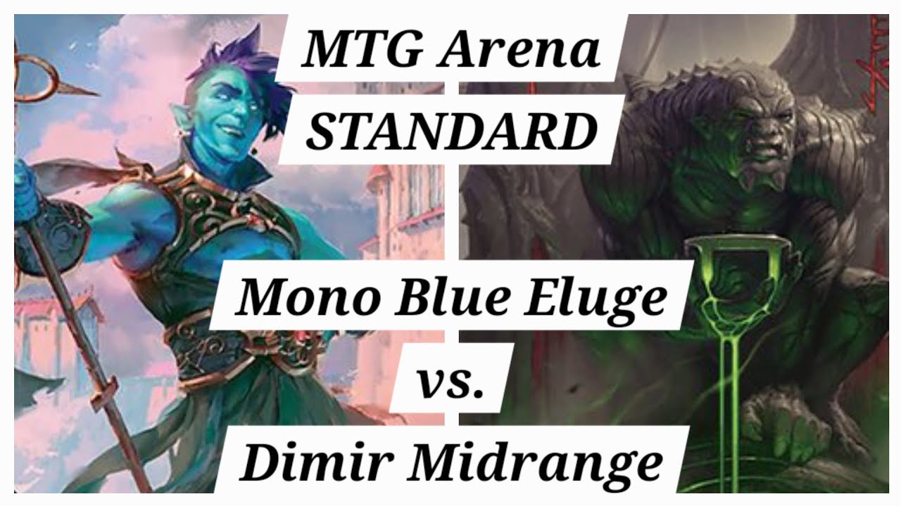 [STANDARD] Mono Blue Eluge vs. Dimir Midrange – Unranked Bo1 | MTG Arena