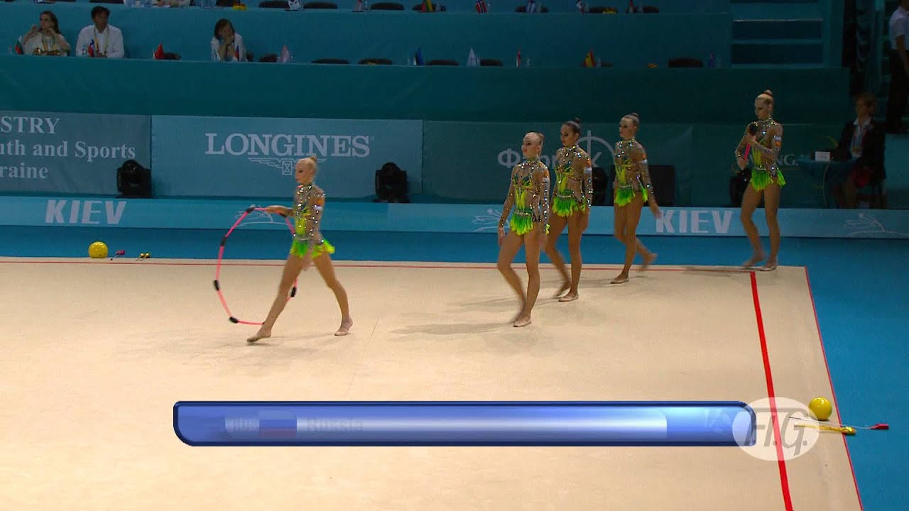 Чемпионат мира по художественной гимнастике 2013 - Киев, Украина - Финал среди групп среди 10 клу...