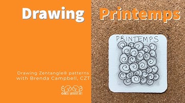 Zentangle ® Patterns | Angel Whispers Art | Printemps