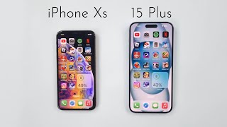 iPhone XS vs iPhone 15 Plus - SPEED TEST!