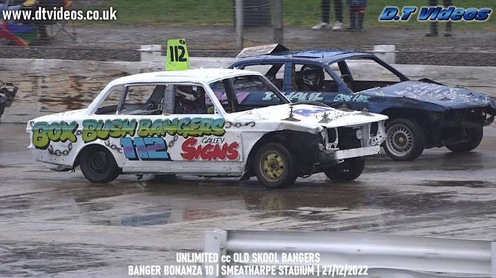 Unlimited cc Banger Racing | Supreme Champs | Banger Bonanza 10 | Smeatharpe Stadium | 27/12/2022