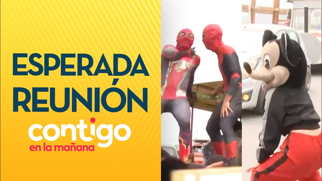 MICKEY Y SPIDERMAN😂 El multiverso de trencitos desató la locura en Los Vilos - Contigo en La Mañana