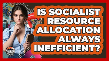 Is Socialist Resource Allocation Always Inefficient? - Socialism Explained