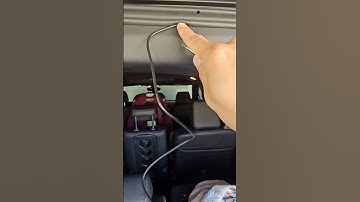 How to install dash cam on rear window and hide the wire.