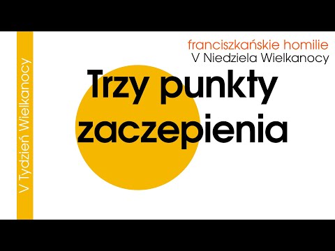 Trzy punkty zaczepienia: V niedziela Wielkanocy