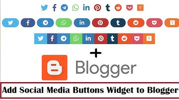 How To Add Social Link Counter in Blog - Blogger Complete Course 2022