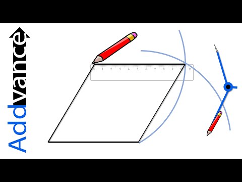 Constructing a Rhombus | GCSE Maths 😊➕ Addvance Maths