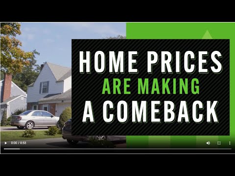 Home Prices Are Making a Comeback