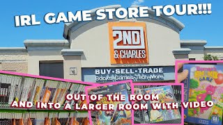 IRL Game Store Tour @ 2ND & CHARLES - Out of the room, and into a larger room with video games!