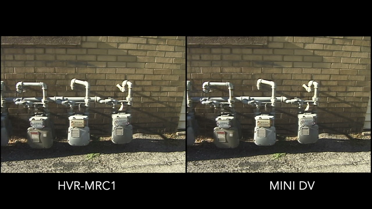 Sony VX1000 MiniDV Tape VS HVRMRC1K CF Recording YouTube