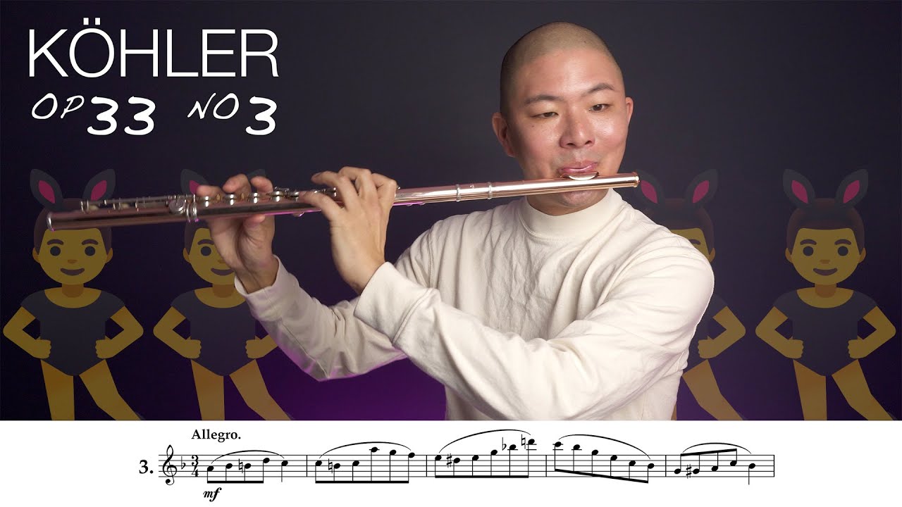 Очаровательный и сложный вальс-этюд для флейты (Колер, соч. 33, № 3)