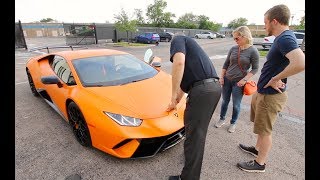 Picking Up A Lamborghini Huracan Performante