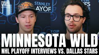 Brock Faber Matt Boldy Break Down Joel Eriksson Ek Machine Vs. Dallas, Quinn Hughes Greatness