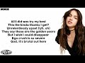 Olivia Rodrigo Brutal Clean Lyrics