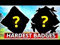 Getting The HARDEST BADGES In Apex Legends