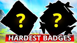 Getting The HARDEST BADGES In Apex Legends