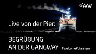 Begrüßung an der Gangway